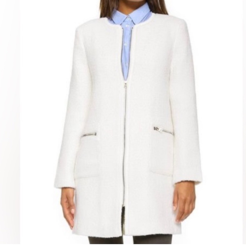 Club Monaco White Blazer Coat